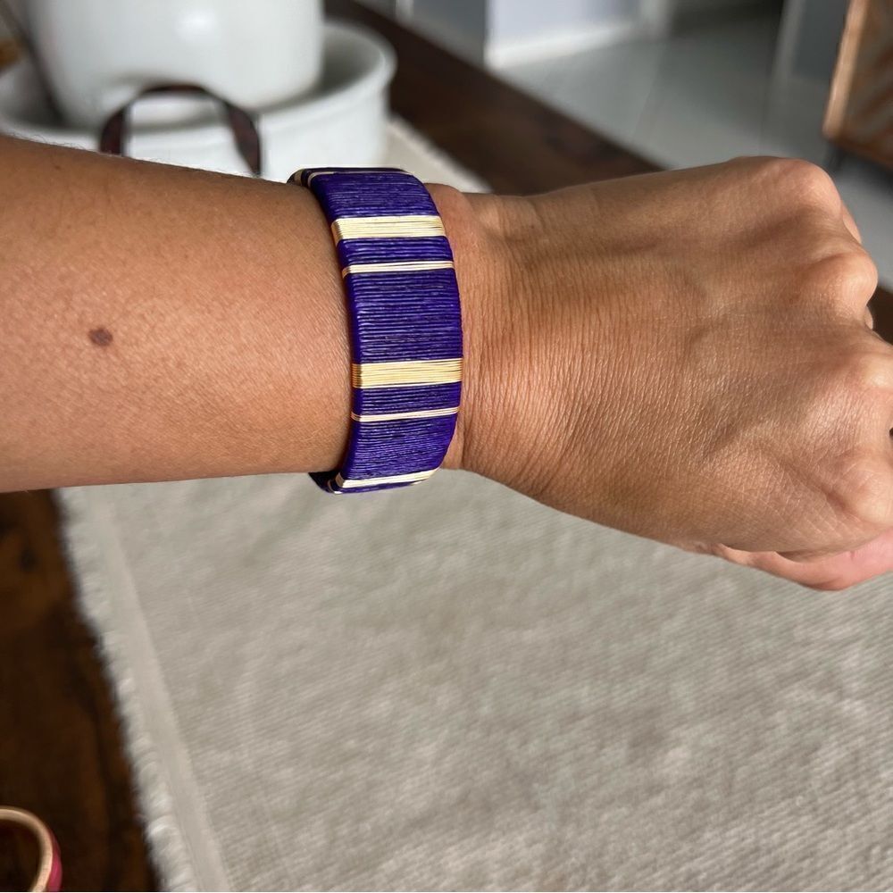 HANDCRAFTED Bracelet Earthy Aesthetic Gold Plate And Warregue Material